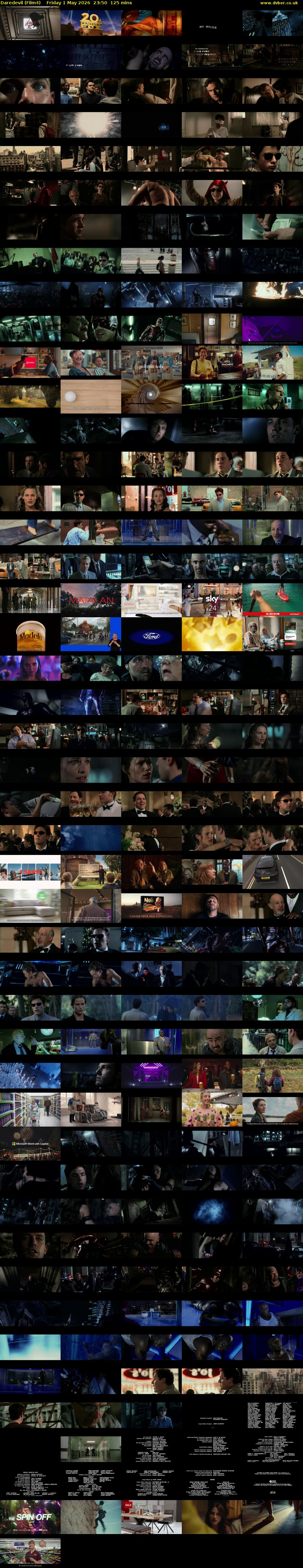 Daredevil (Film4) Friday 1 May 2026 23:50 - 01:55