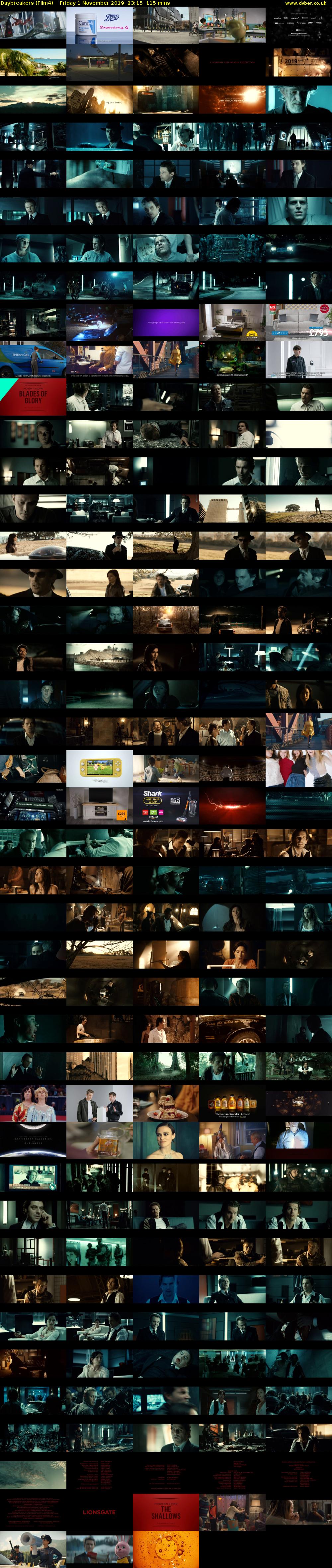 Daybreakers (Film4) Friday 1 November 2019 23:15 - 01:10