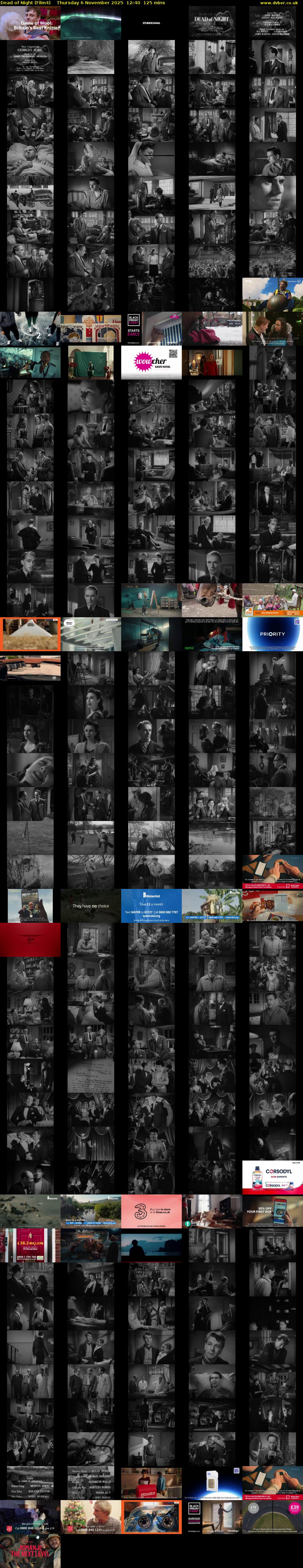 Dead of Night (Film4) Thursday 6 November 2025 12:40 - 14:45