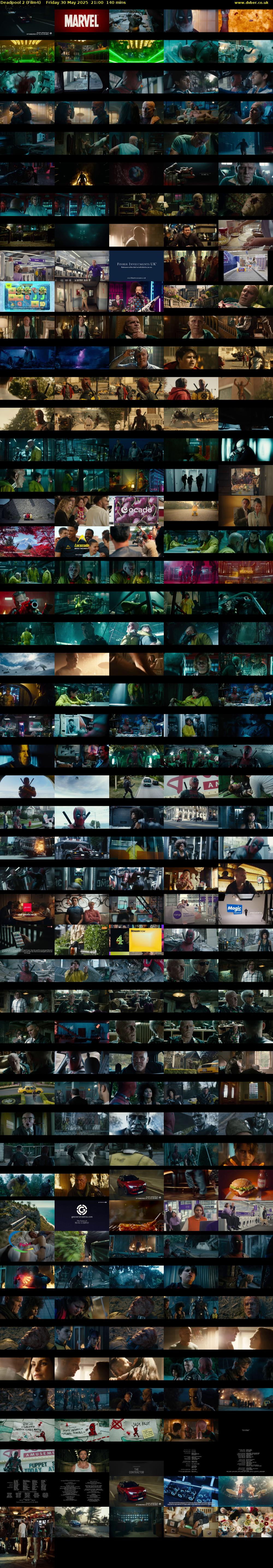 Deadpool 2 (Film4) Friday 30 May 2025 21:00 - 23:20