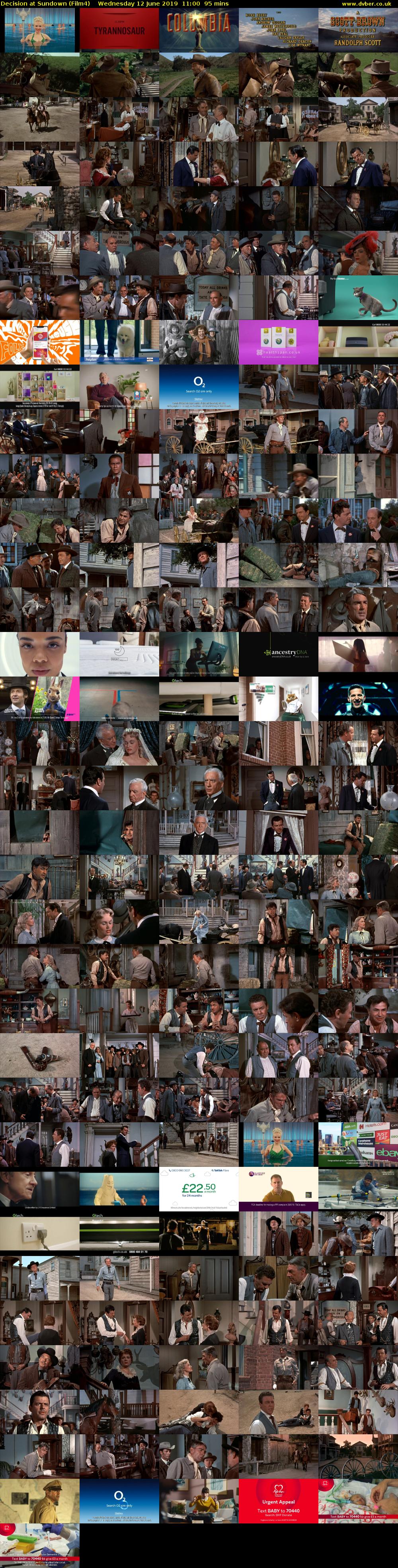 Decision at Sundown (Film4) Wednesday 12 June 2019 11:00 - 12:35
