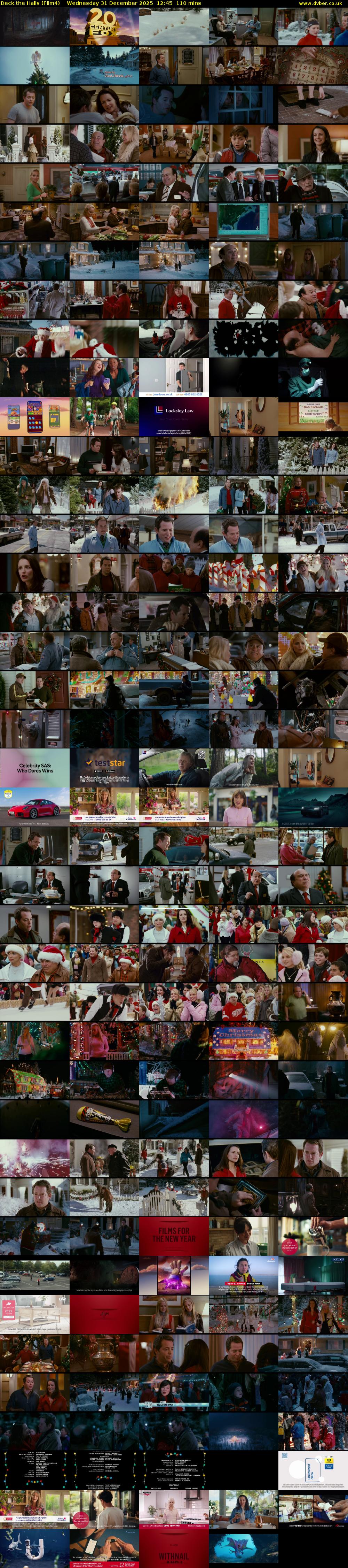 Deck the Halls (Film4) Wednesday 31 December 2025 12:45 - 14:35