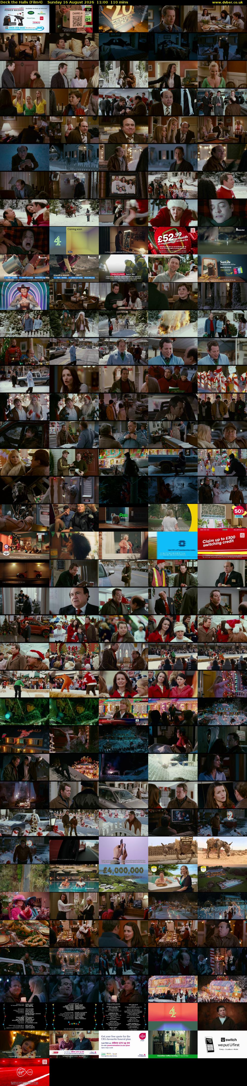 Deck the Halls (Film4) Sunday 16 August 2026 11:00 - 12:50