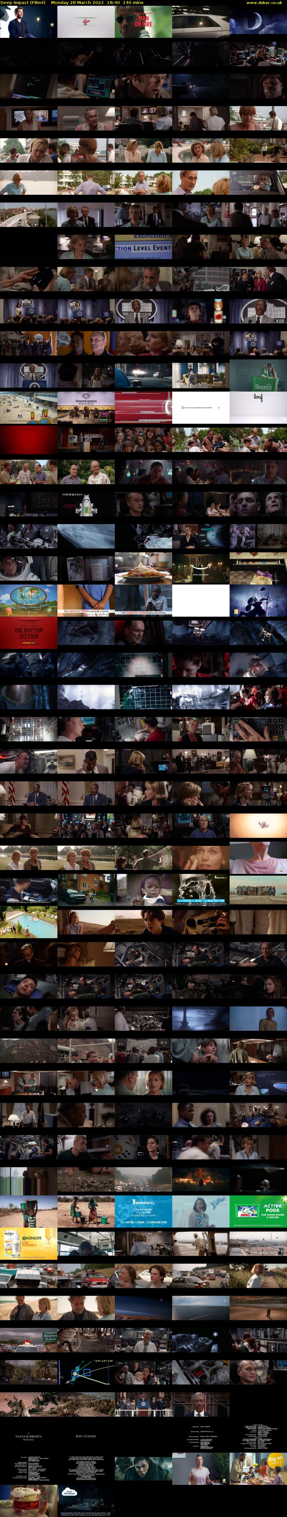 Deep Impact (Film4) Monday 28 March 2022 18:40 - 21:00