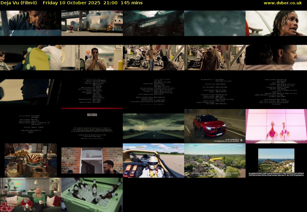 Deja Vu (Film4) Friday 10 October 2025 21:00 - 23:25