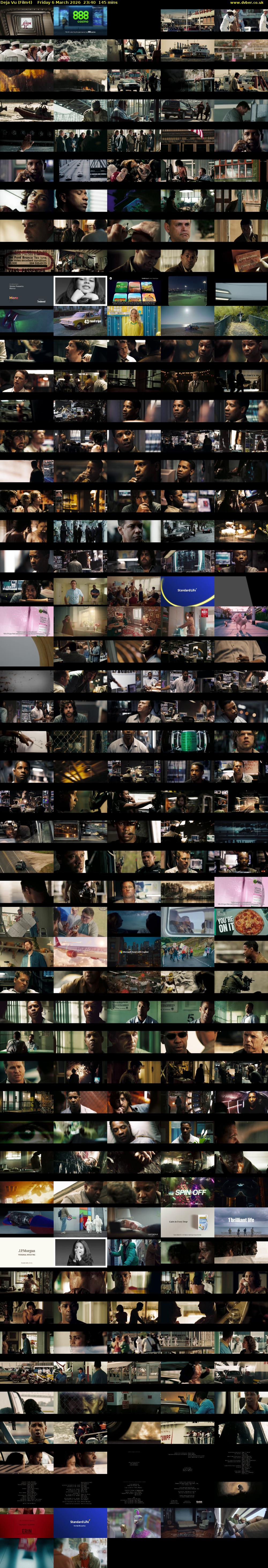Deja Vu (Film4) Friday 6 March 2026 23:40 - 02:05