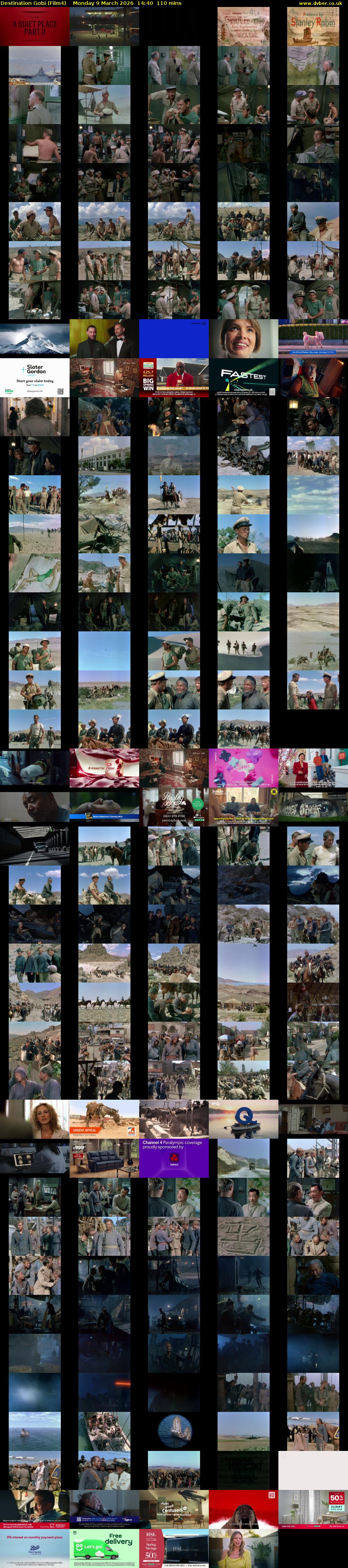 Destination Gobi (Film4) Monday 9 March 2026 14:40 - 16:30