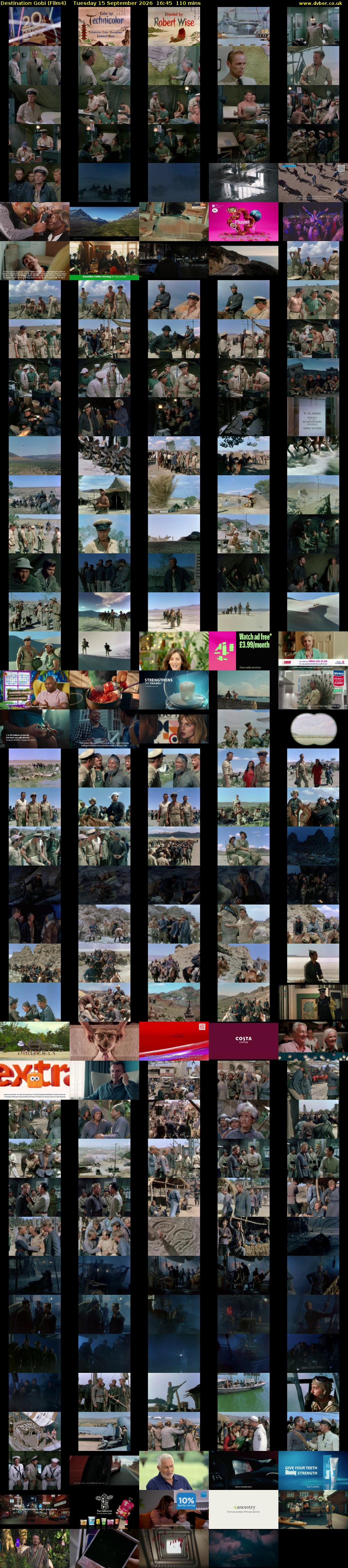 Destination Gobi (Film4) Tuesday 15 September 2026 16:45 - 18:35