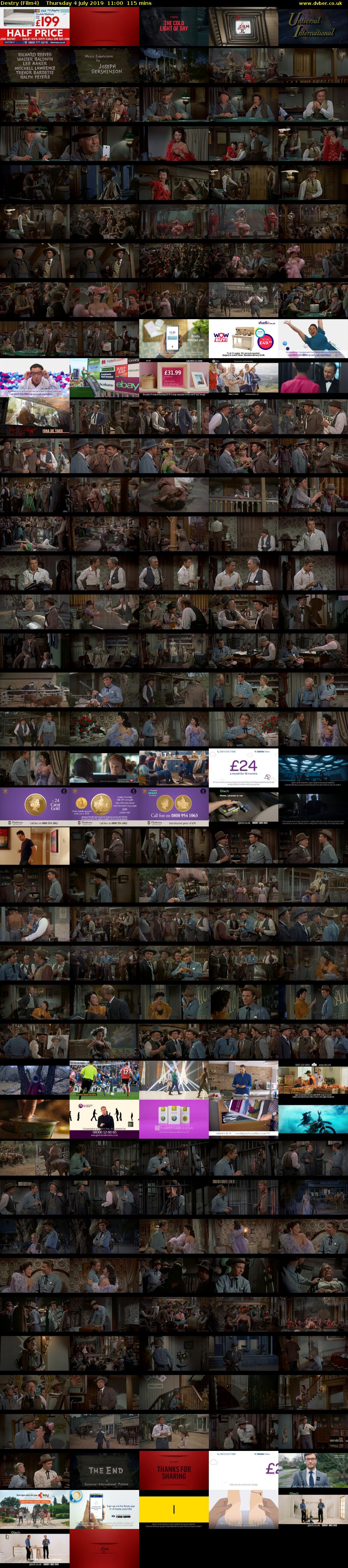 Destry (Film4) Thursday 4 July 2019 11:00 - 12:55