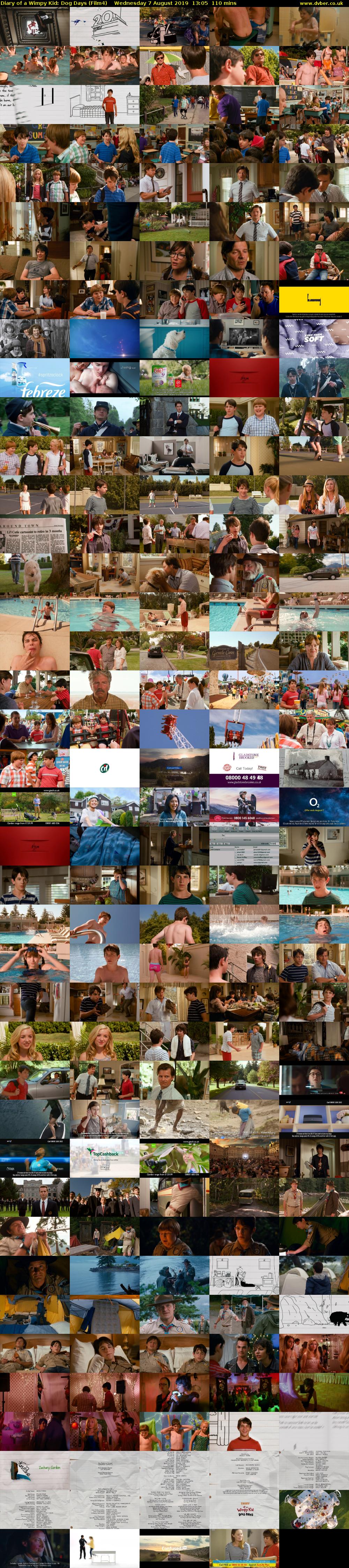 Diary of a Wimpy Kid: Dog Days (Film4) Wednesday 7 August 2019 13:05 - 14:55