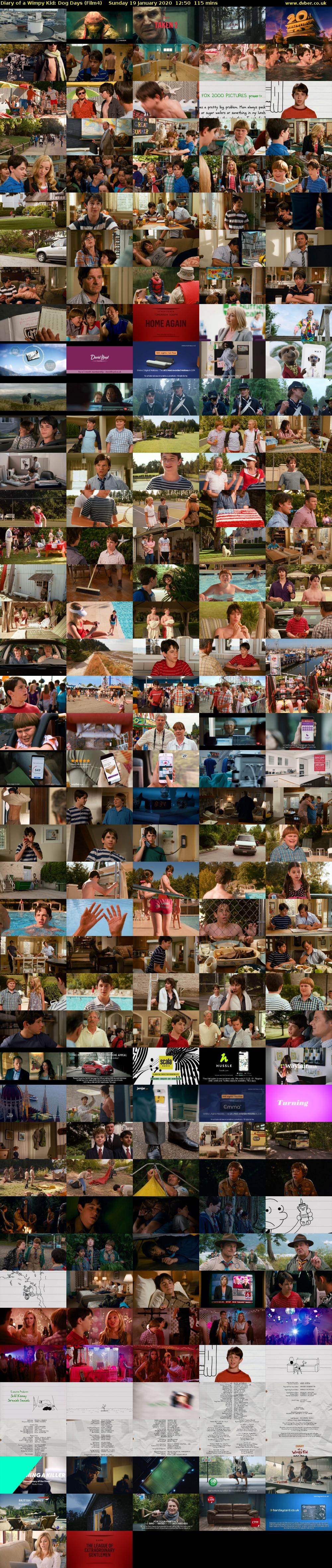 Diary of a Wimpy Kid: Dog Days (Film4) Sunday 19 January 2020 12:50 - 14:45