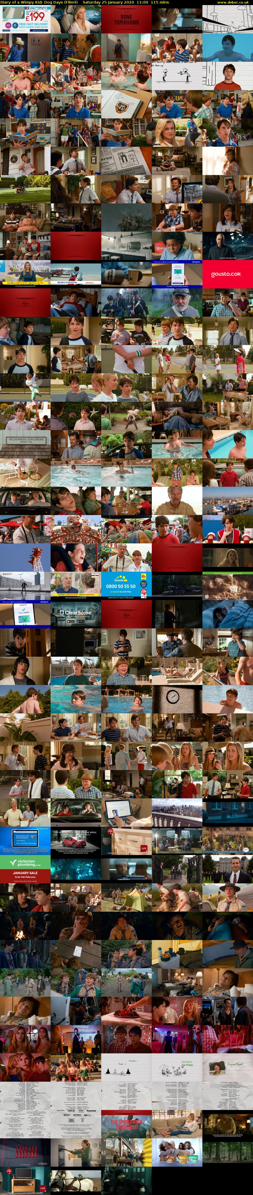 Diary of a Wimpy Kid: Dog Days (Film4) Saturday 25 January 2020 11:00 - 12:55