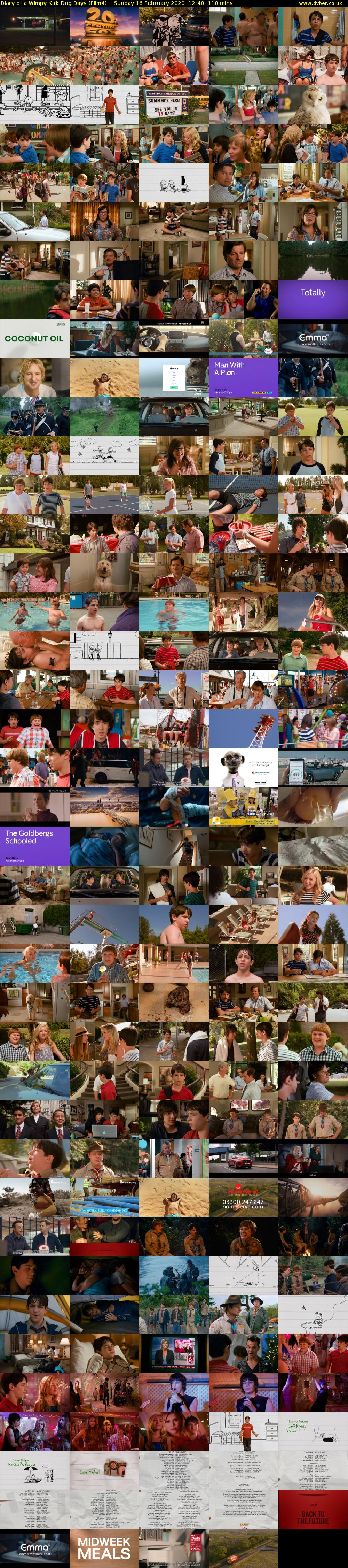 Diary of a Wimpy Kid: Dog Days (Film4) Sunday 16 February 2020 12:40 - 14:30