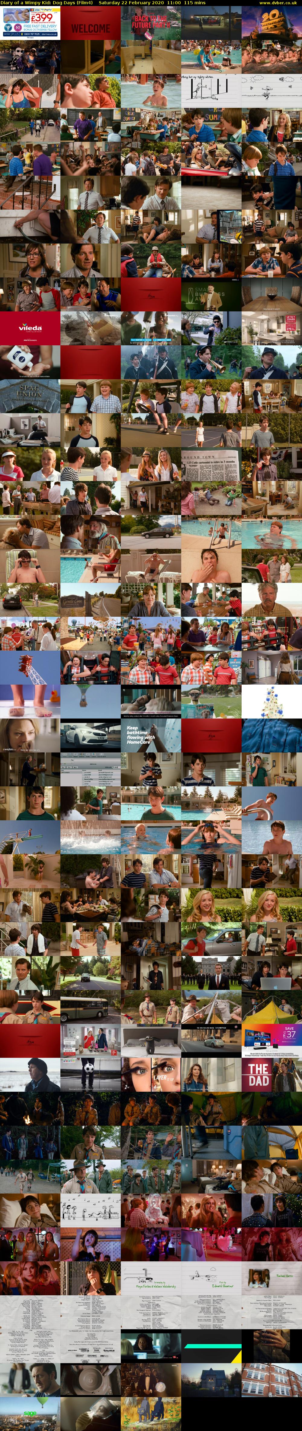 Diary of a Wimpy Kid: Dog Days (Film4) Saturday 22 February 2020 11:00 - 12:55