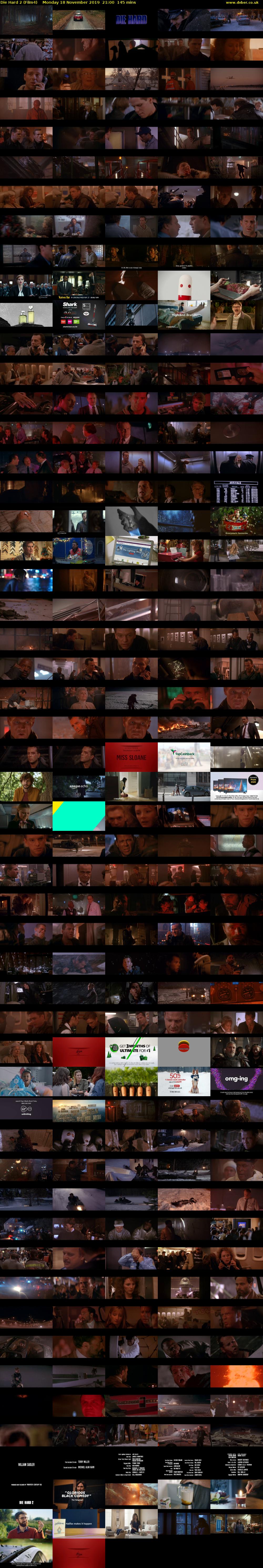 Die Hard 2 (Film4) Monday 18 November 2019 21:00 - 23:25