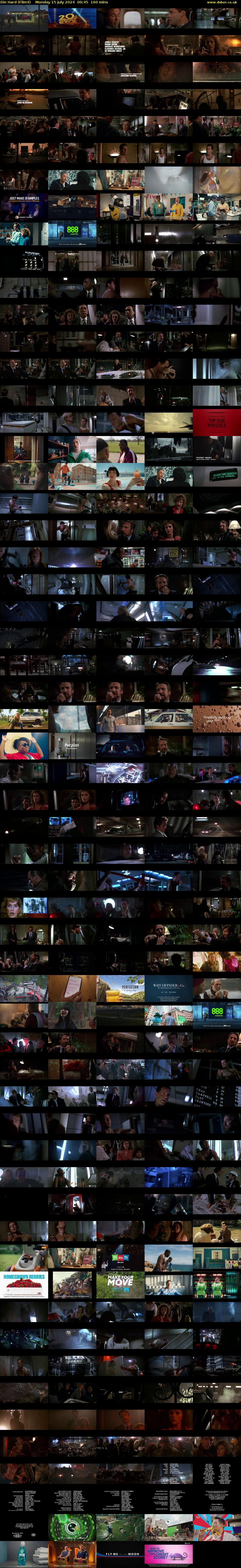 Die Hard (Film4) Monday 15 July 2024 00:45 - 03:25