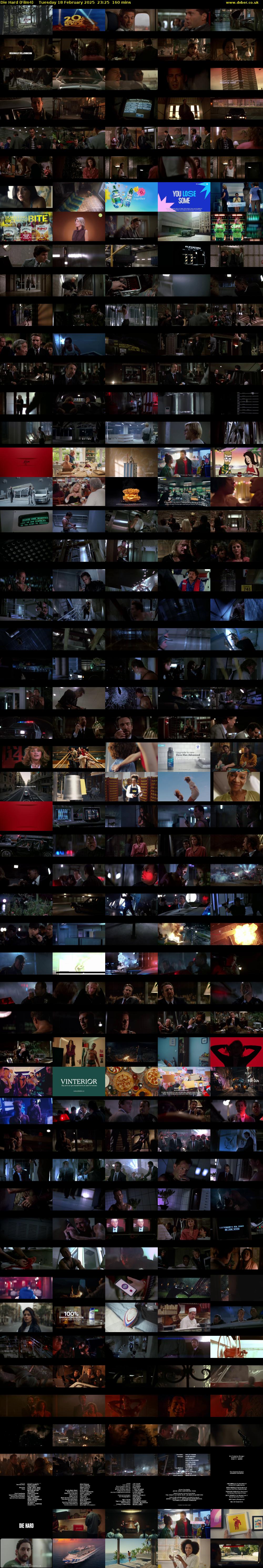 Die Hard (Film4) Tuesday 18 February 2025 23:25 - 02:05