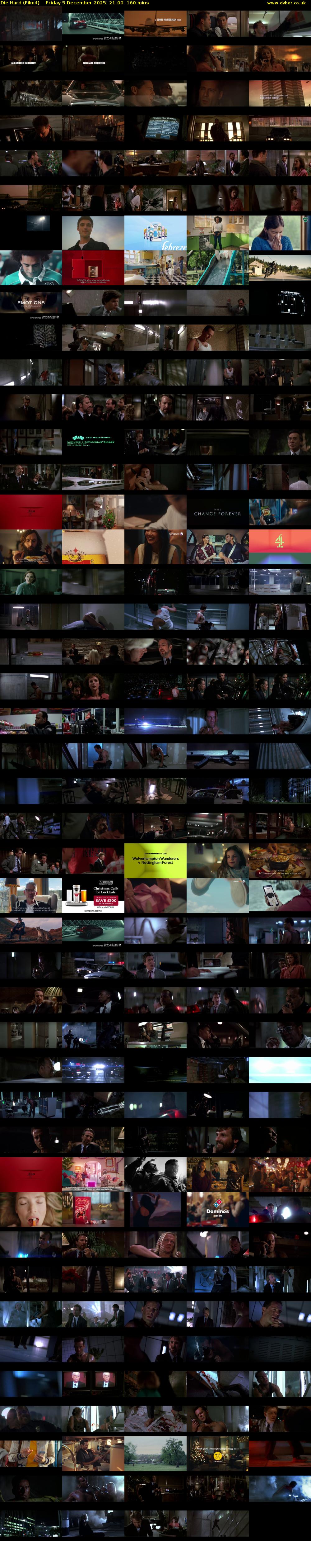 Die Hard (Film4) Friday 5 December 2025 21:00 - 23:40