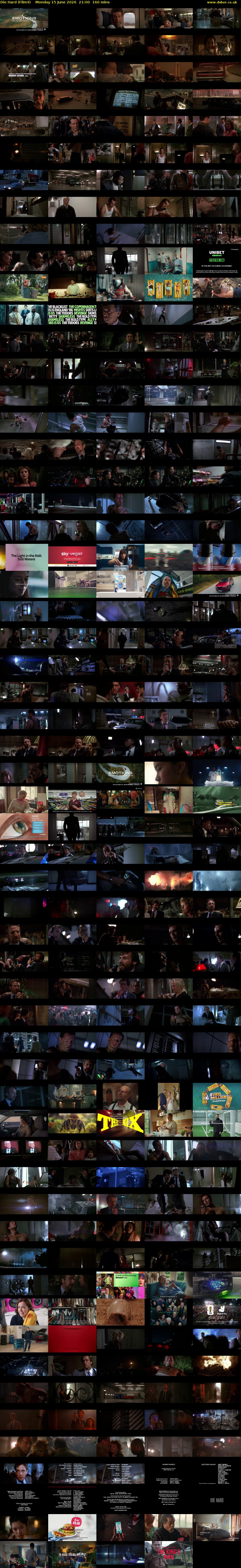 Die Hard (Film4) Monday 15 June 2026 21:00 - 23:40