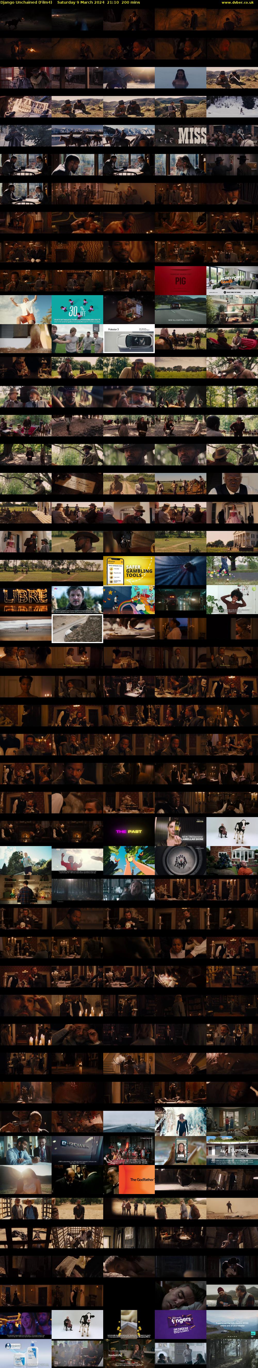 Django Unchained (Film4) Saturday 9 March 2024 21:10 - 00:30