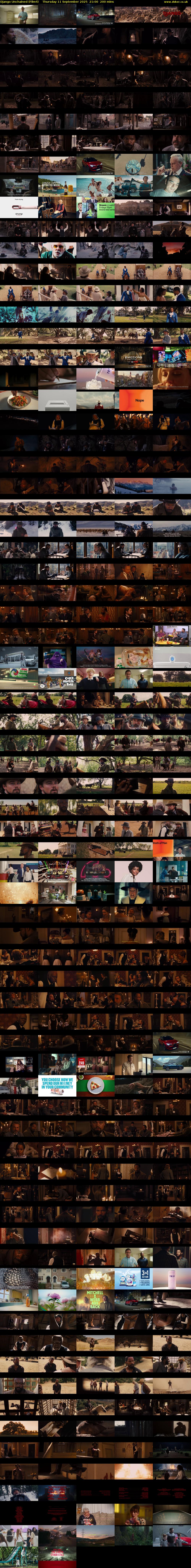 Django Unchained (Film4) Thursday 11 September 2025 21:00 - 00:20