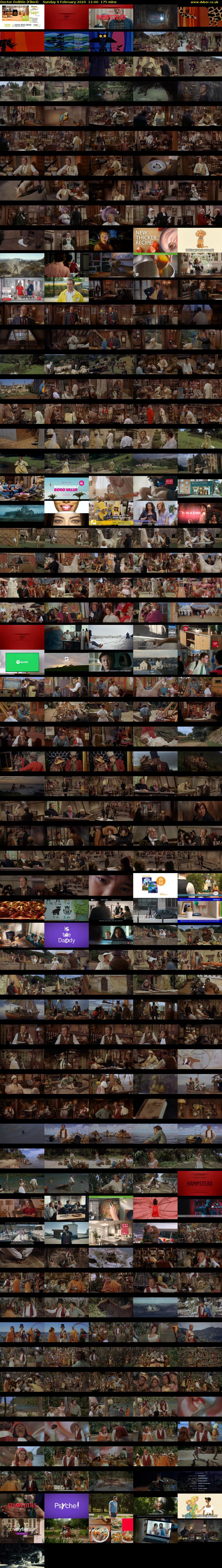 Doctor Dolittle (Film4) Sunday 9 February 2020 11:00 - 13:55