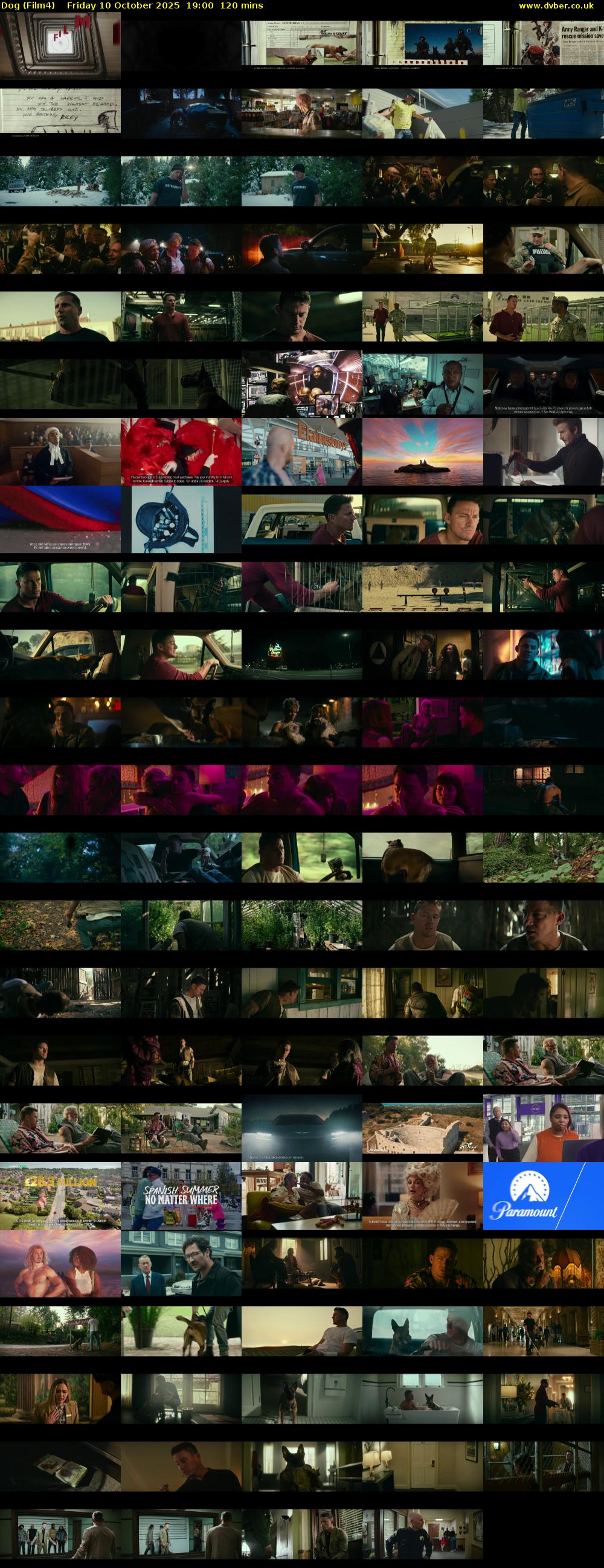 Dog (Film4) Friday 10 October 2025 19:00 - 21:00