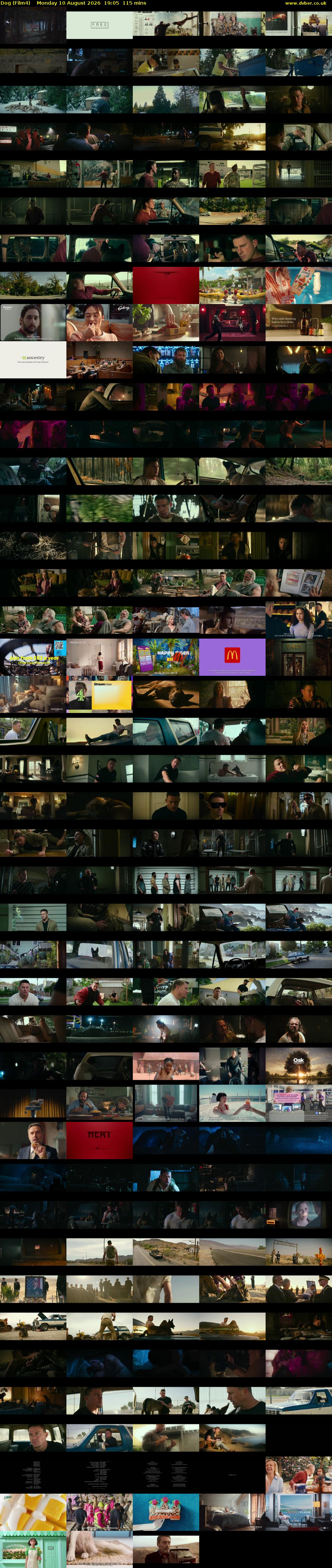Dog (Film4) Monday 10 August 2026 19:05 - 21:00