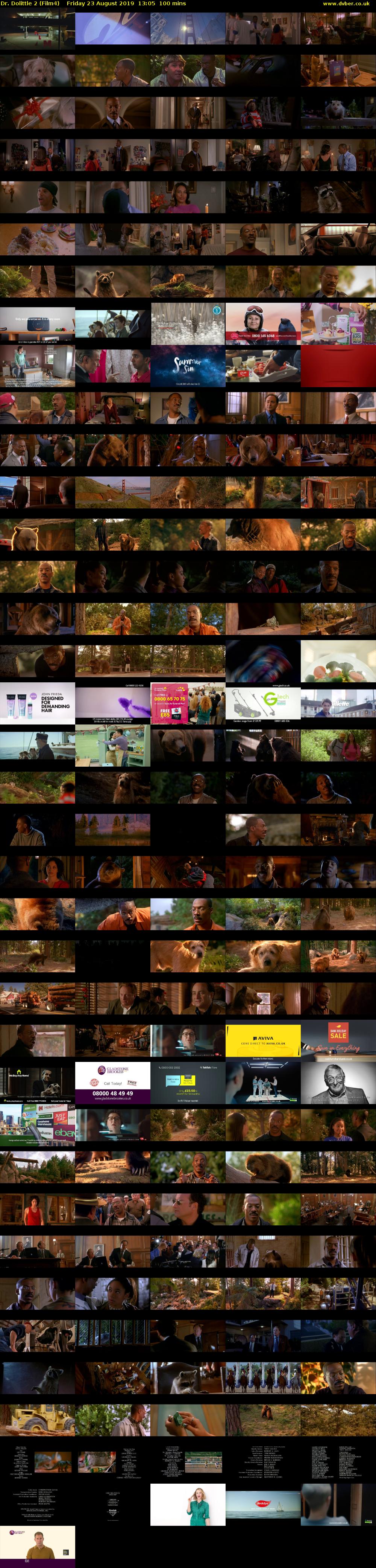 Dr. Dolittle 2 (Film4) Friday 23 August 2019 13:05 - 14:45