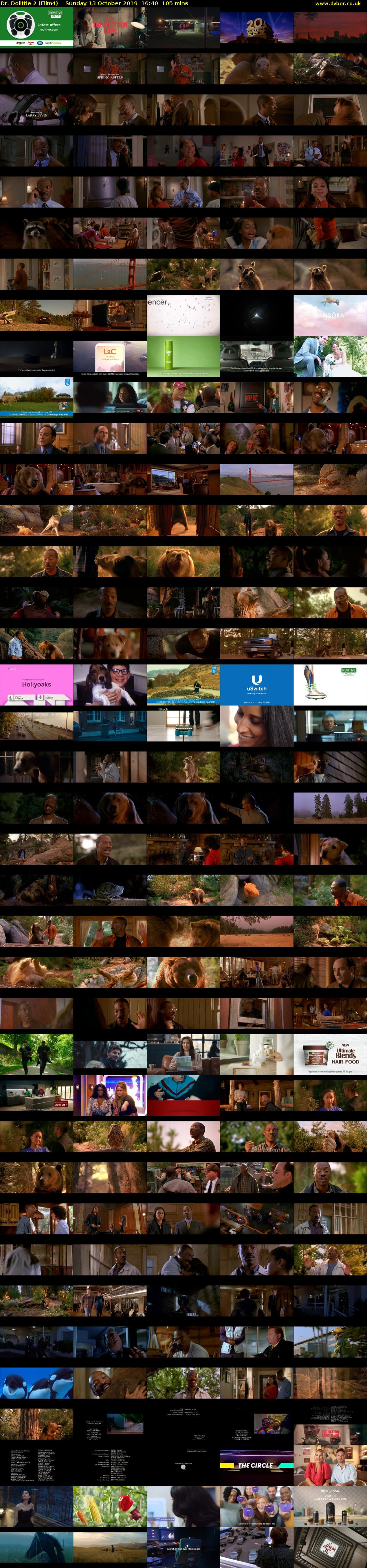 Dr. Dolittle 2 (Film4) Sunday 13 October 2019 16:40 - 18:25