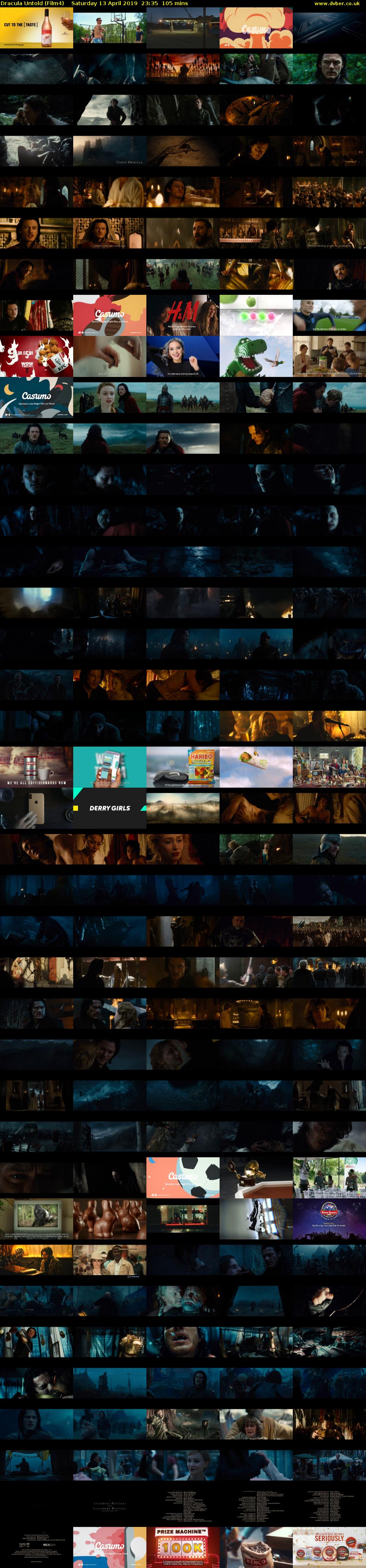 Dracula Untold (Film4) Saturday 13 April 2019 23:35 - 01:20