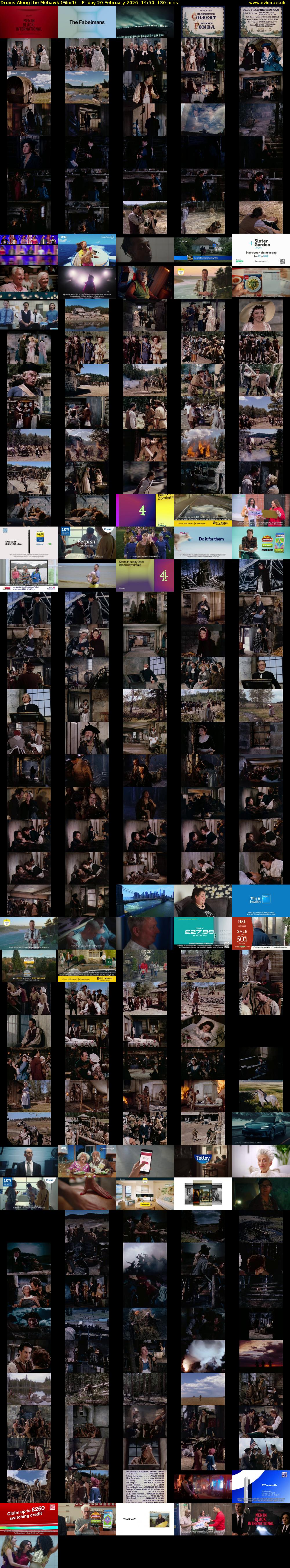 Drums Along the Mohawk (Film4) Friday 20 February 2026 14:50 - 17:00