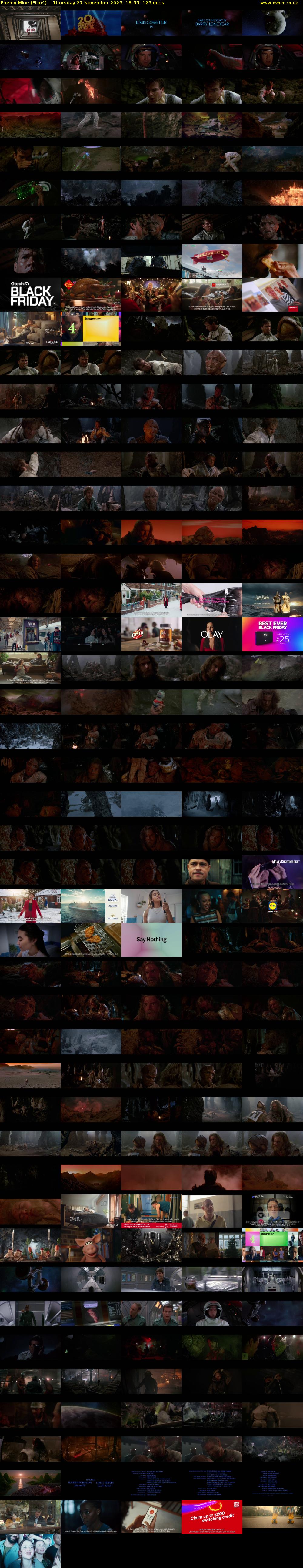 Enemy Mine (Film4) Thursday 27 November 2025 18:55 - 21:00