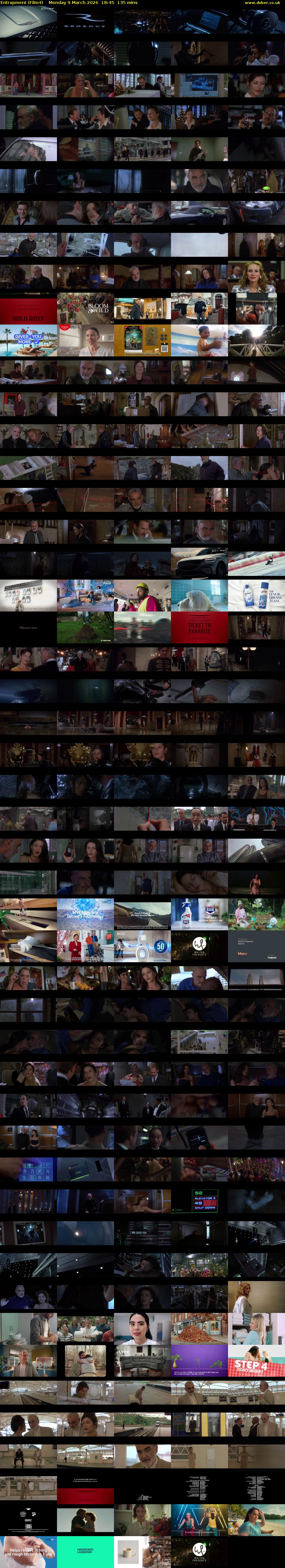 Entrapment (Film4) Monday 9 March 2026 18:45 - 21:00