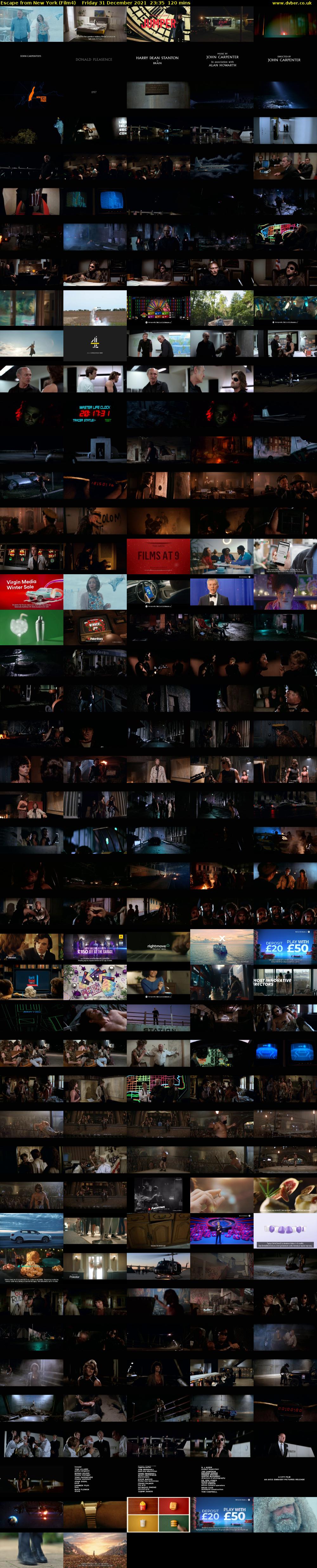 Escape from New York (Film4) Friday 31 December 2021 23:35 - 01:35