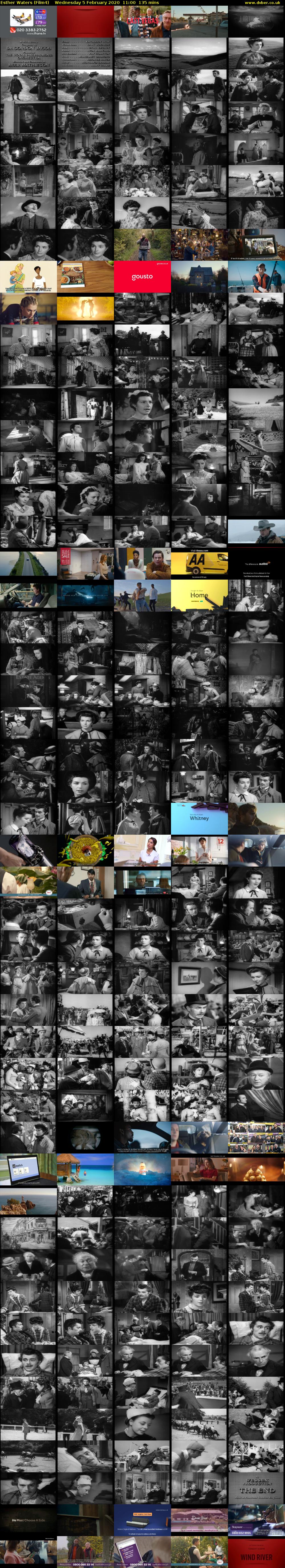 Esther Waters (Film4) Wednesday 5 February 2020 11:00 - 13:15