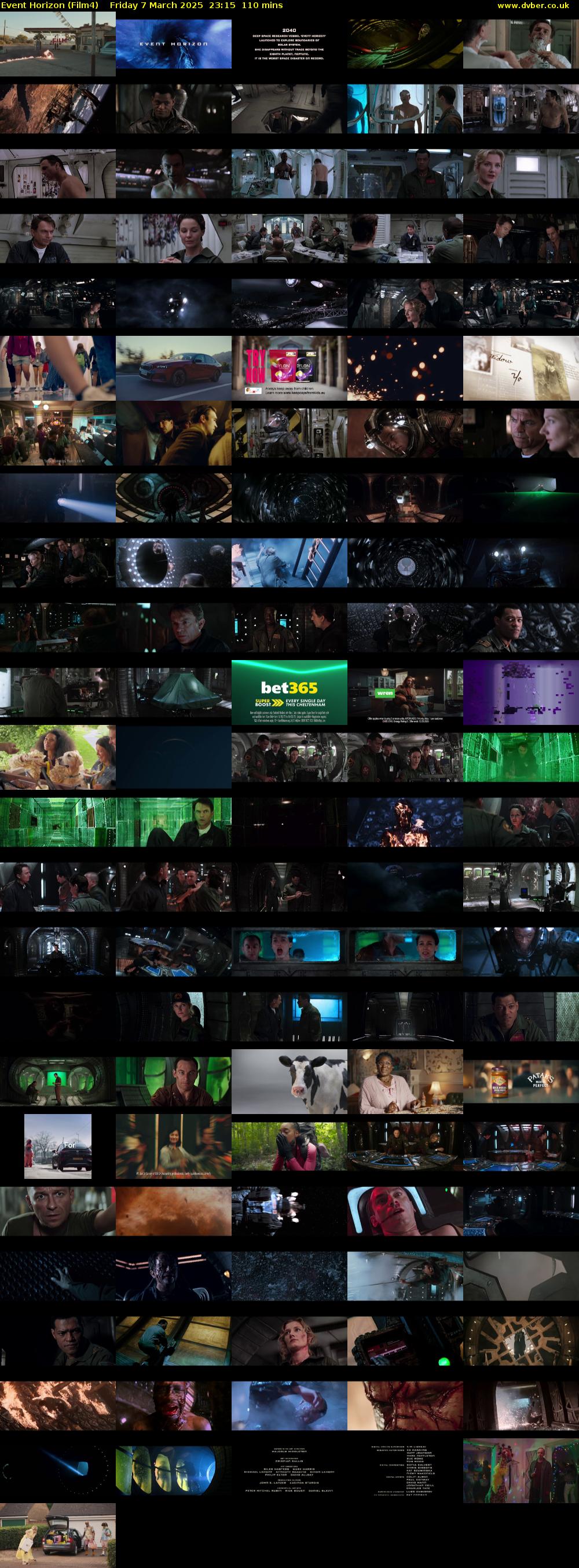 Event Horizon (Film4) Friday 7 March 2025 23:15 - 01:05