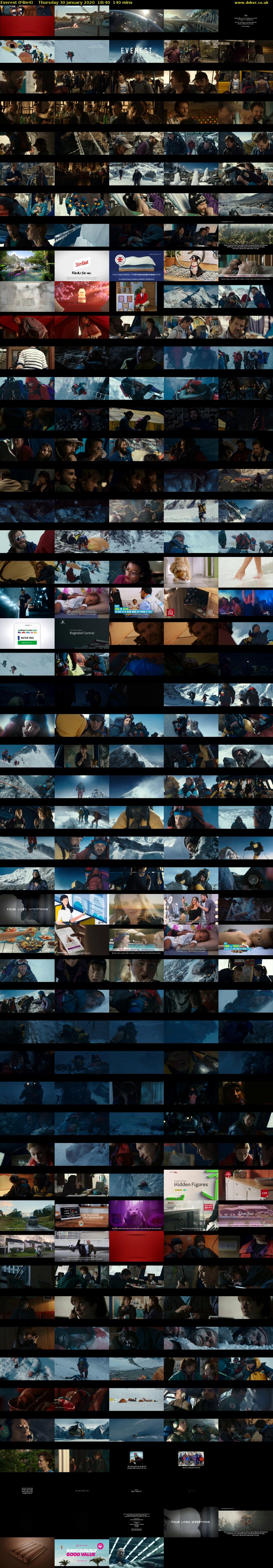 Everest (Film4) Thursday 30 January 2020 18:40 - 21:00