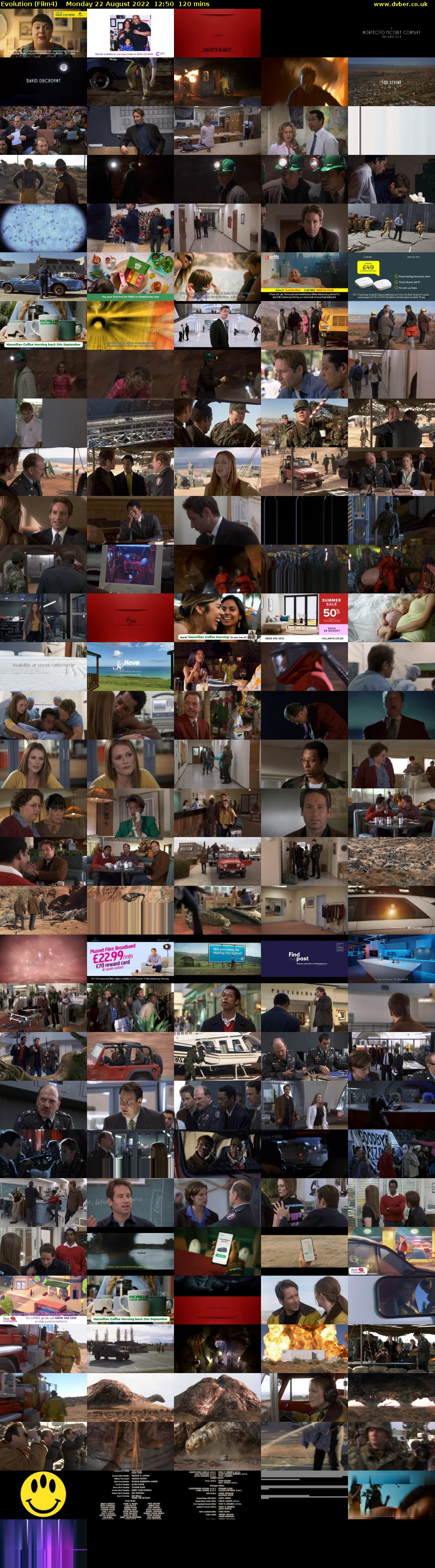 Evolution (Film4) Monday 22 August 2022 12:50 - 14:50
