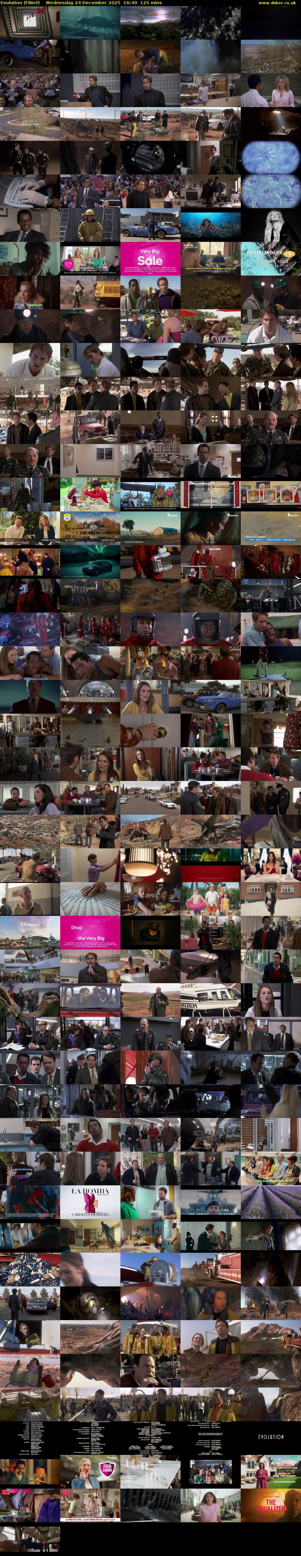 Evolution (Film4) Wednesday 24 December 2025 16:40 - 18:45
