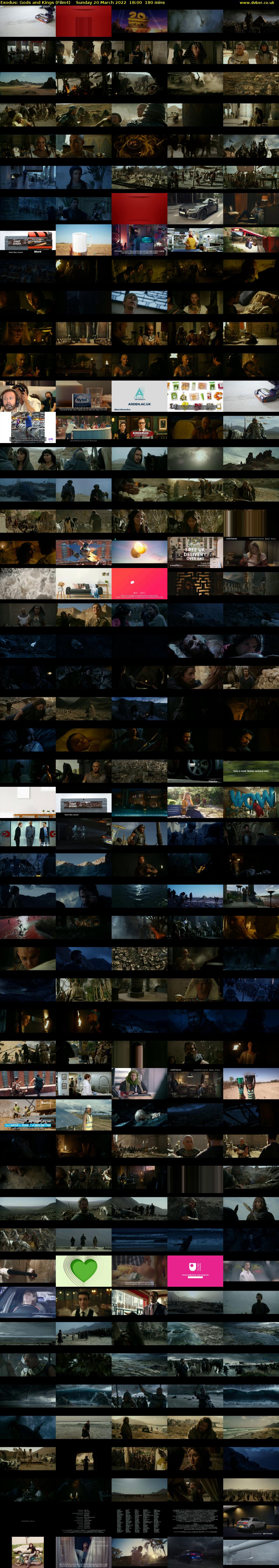 Exodus: Gods and Kings (Film4) Sunday 20 March 2022 18:00 - 21:00