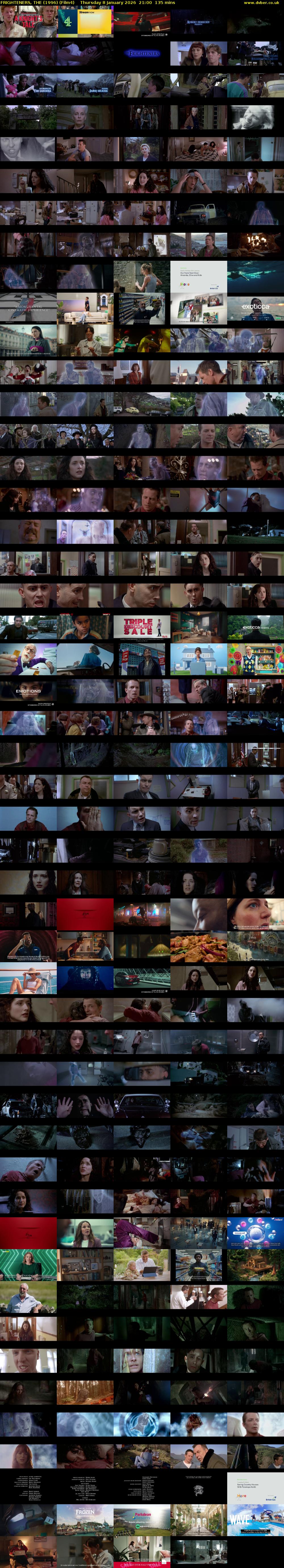 FRIGHTENERS, THE (1996) (Film4) Thursday 8 January 2026 21:00 - 23:15