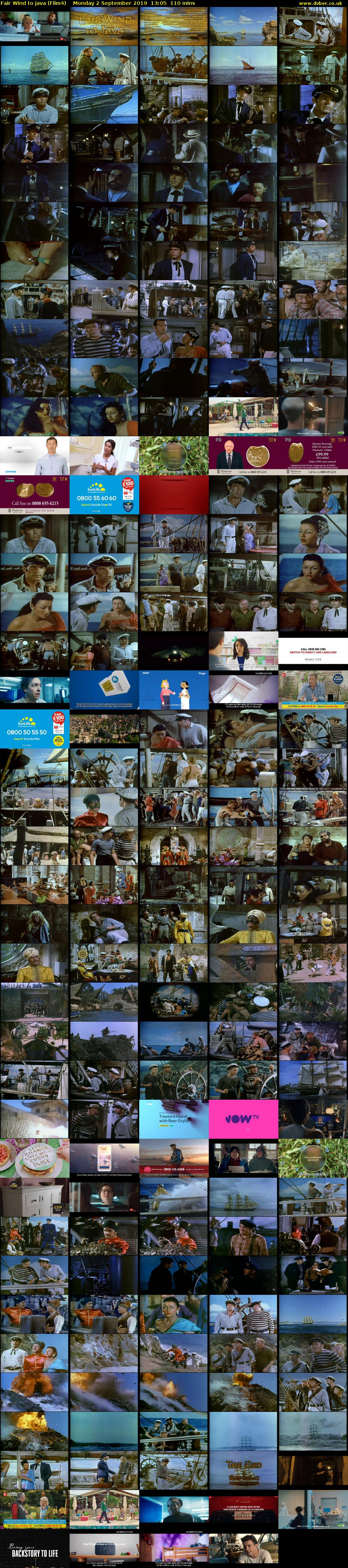 Fair Wind to Java (Film4) Monday 2 September 2019 13:05 - 14:55