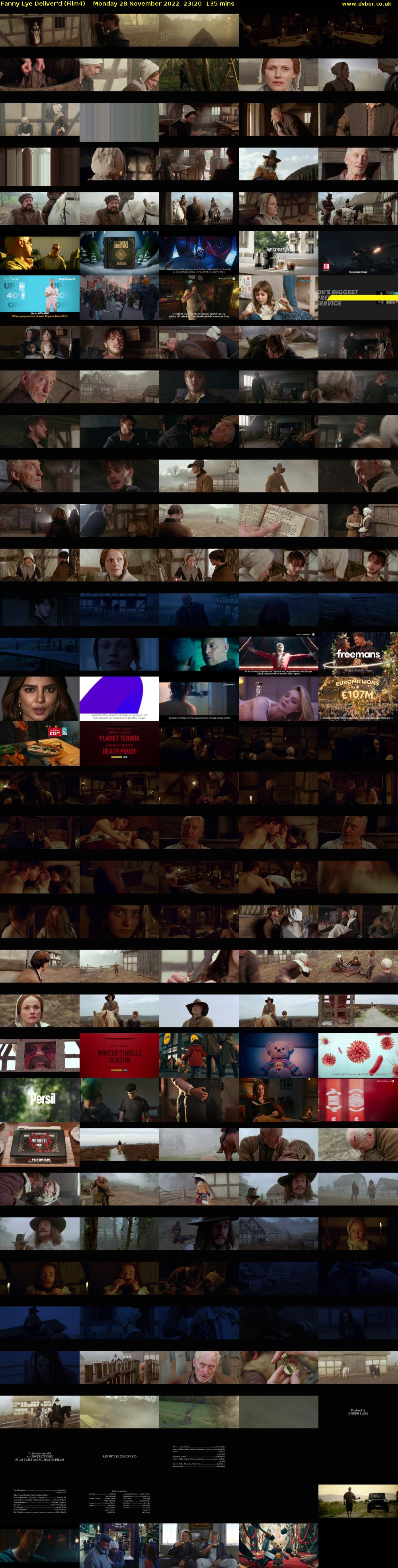 Fanny Lye Deliver'd (Film4) Monday 28 November 2022 23:20 - 01:35