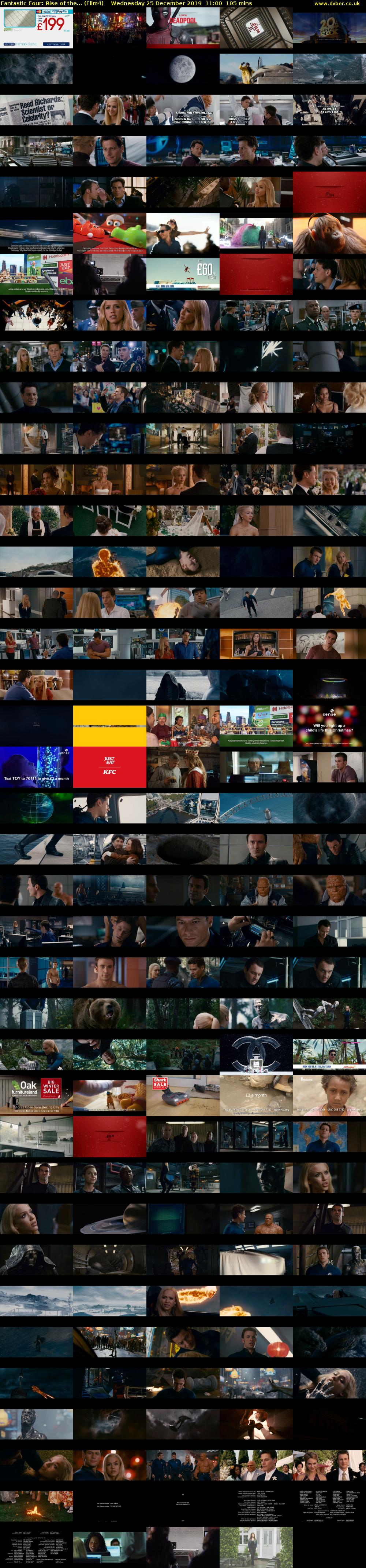 Fantastic Four: Rise of the... (Film4) Wednesday 25 December 2019 11:00 - 12:45