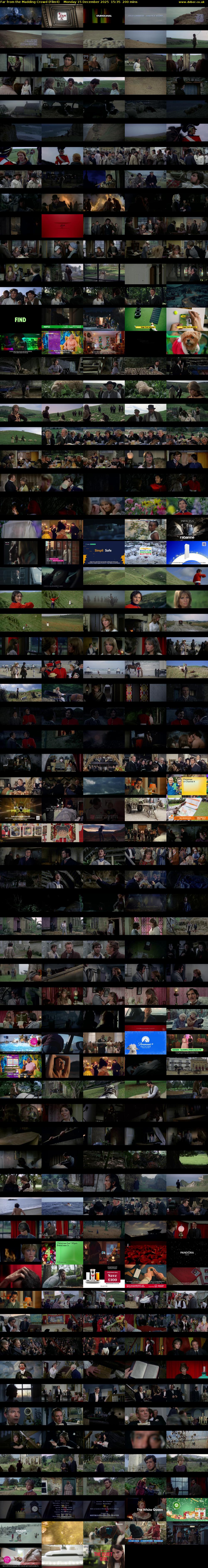 Far from the Madding Crowd (Film4) Monday 15 December 2025 15:35 - 18:55