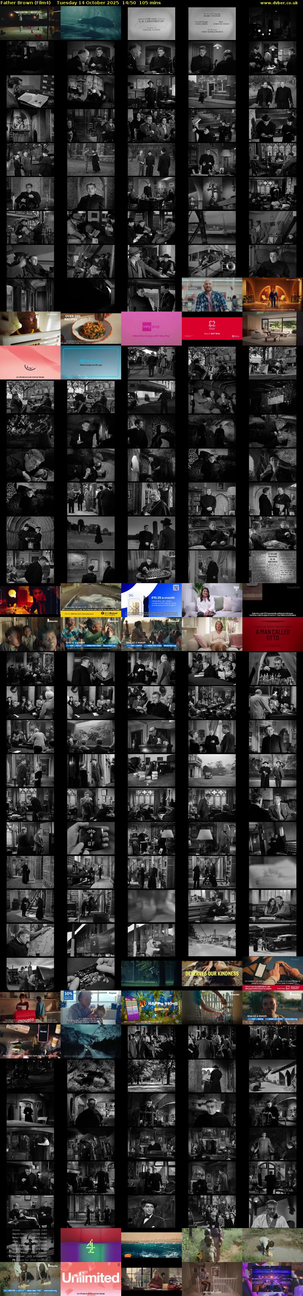 Father Brown (Film4) Tuesday 14 October 2025 14:50 - 16:35