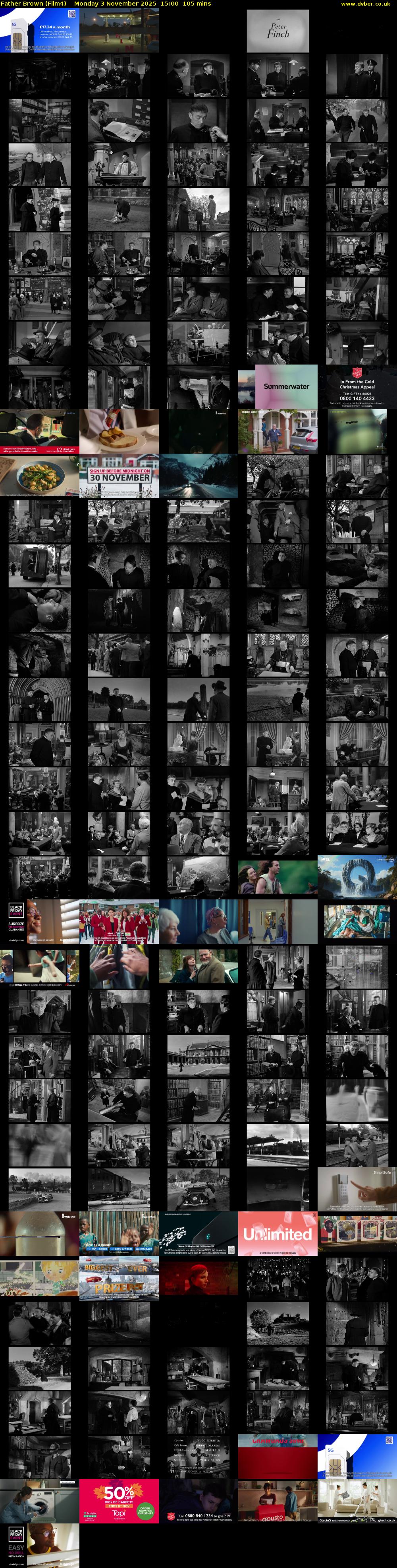 Father Brown (Film4) Monday 3 November 2025 15:00 - 16:45