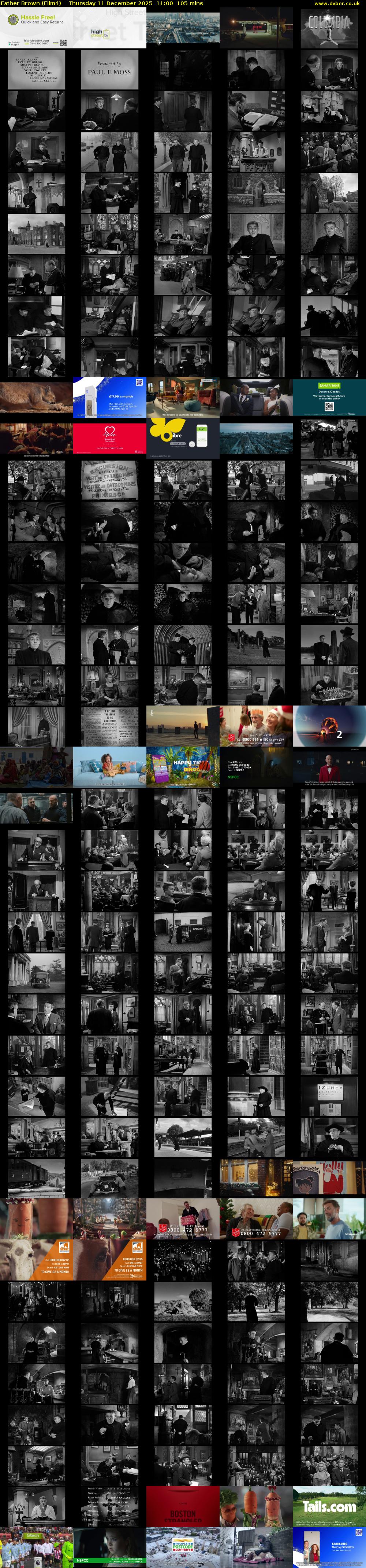 Father Brown (Film4) Thursday 11 December 2025 11:00 - 12:45