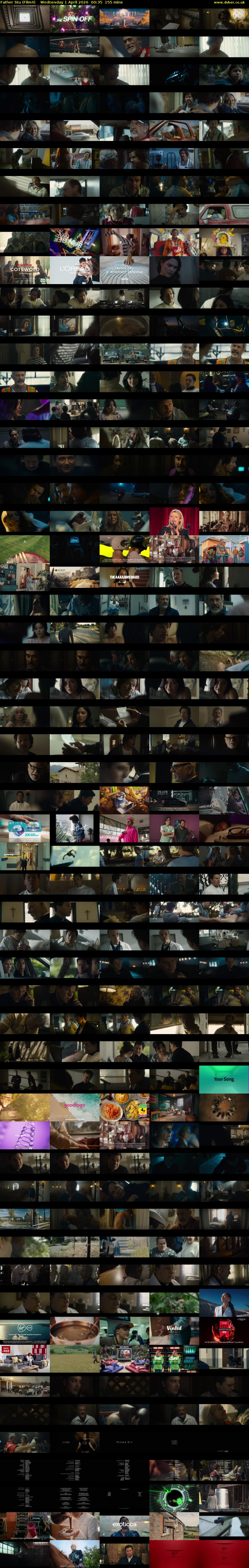 Father Stu (Film4) Wednesday 1 April 2026 00:35 - 03:10